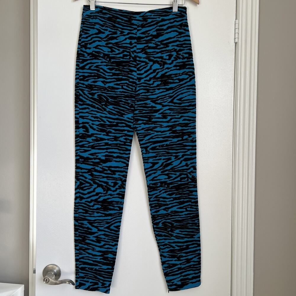 Proenza Schouler 4 Pants Zebra Black Blue ZiperNWOT/See Details